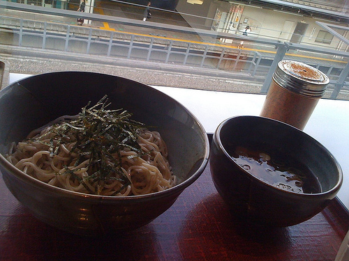 Japanese soba noodle