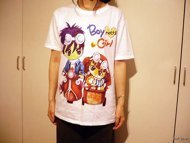 japanese manga cute t-shirts for ladies