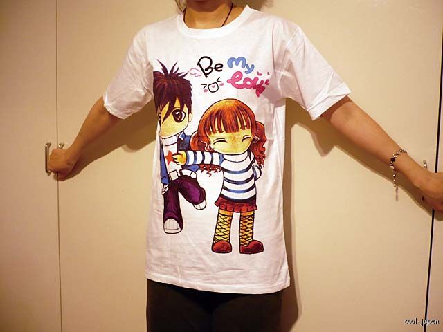japanese cute manga t-shirts for ladies