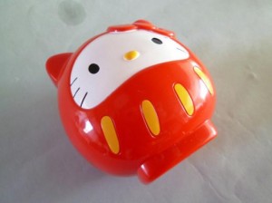 hello kitty bento lunch box daruma red