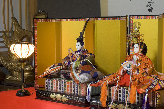 japanese cute hina dolls