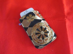 kimono fabric handmade iphone case