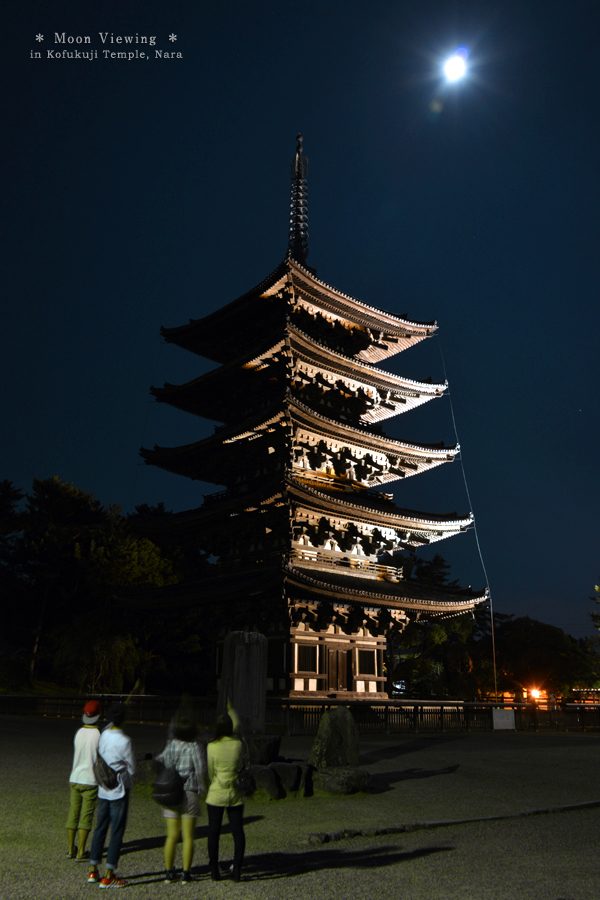 moon and temple