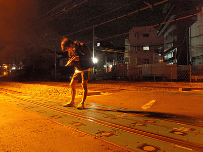 Midnight marathon in Tokyo