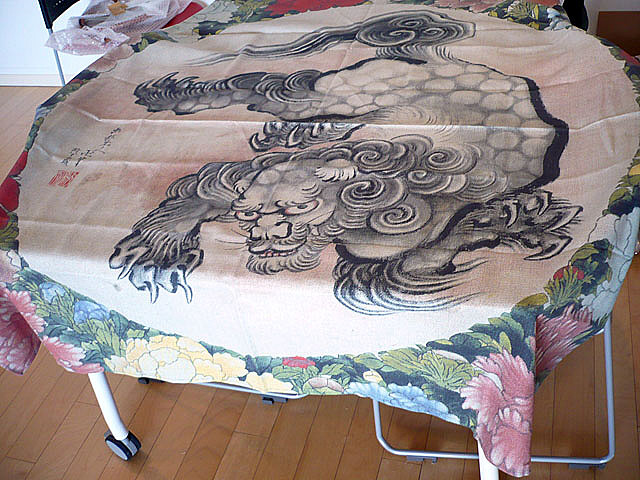 hokusai table cloth