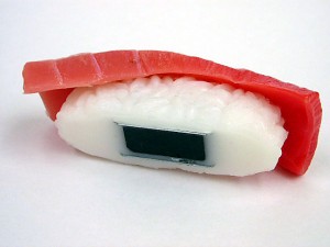Sushi fridge magnet maguro