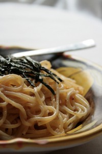 Mentaiko Spaghetti. "shok" some rights reserved. flickr