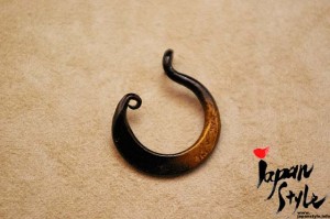 Japanese iron pendant moon