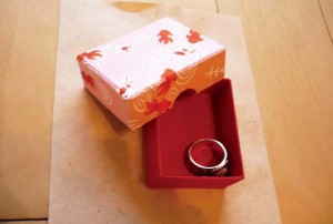 accessory box with Japanese washi paper