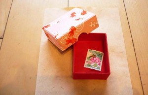 accessory box with Japanese washi paper