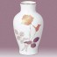 Japanese Gold Rose Design OKURA CHINA Beautiful Vase