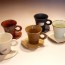 Japanese MINO-yaki Coffee Cups Set, ceramic ware