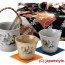 Japanese Sake Bar Set, Cups, Furoshiki