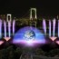 Fantastic Water Screen Illumination in Odaiba, Tokyo