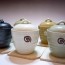 Japanese MINO ware Pottery Cup Set