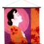 Japanese Furoshiki Style Tapestry, kimono women