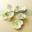 Japanese China Clover Bowls Set