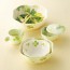 Set of Japanese China Clover Salad Bowls