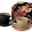 Pair of Japanese Pottery Tea (coffee) Cups and Furoshiki