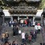Chinese-Acrobat-Team Entertains Chinese Tourists in Nikko, Japan