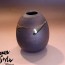 Japanese Shigaraki Ware Vase interior pottery