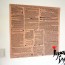 Newspaper Style Japanese Furoshiki Tapestry