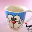 Japanese Kawaii Doraemon Mug Cup blue