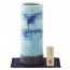Japanese MINO Ware Vase pottery blue