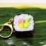 Japanese Sushi Keychain: california roll