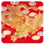 Japanese Smartphone Screen Cleaner Red Dragon Sticker
