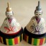 Japanese Sendai Sakunami Hina Doll Kokeshi Set