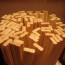 Flooring Tiles of Disposable Chopsticks will Save Japanese Environment